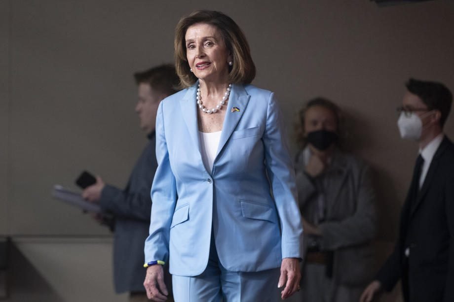 Atstovų Rūmų pirmininkė Nancy Pelosi