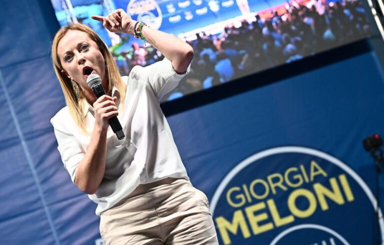 G. Meloni – viena populiariausių pasaulio politikių