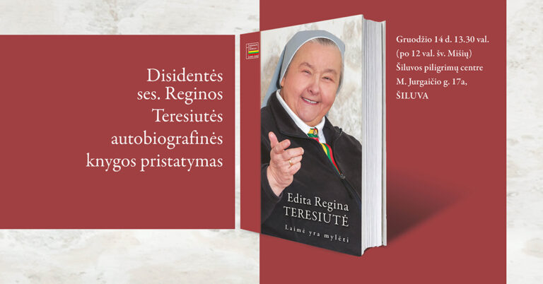 Disidentės Reginos Teresiutės autobiografinės knygos pristatymas