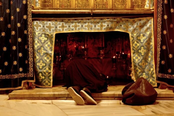 Kristaus Gimimo grota Betliejuje / EPA nuotr.