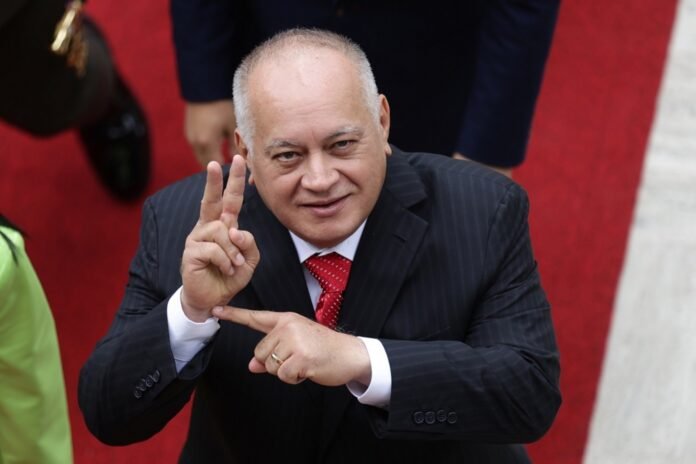 Venesuelos vidaus reikalų ministras Diosdado Cabello / EPA nuotr.