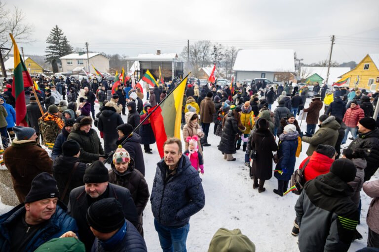 Kapčiamiestyje vyko protesto akcija prieš planuojamą poligoną