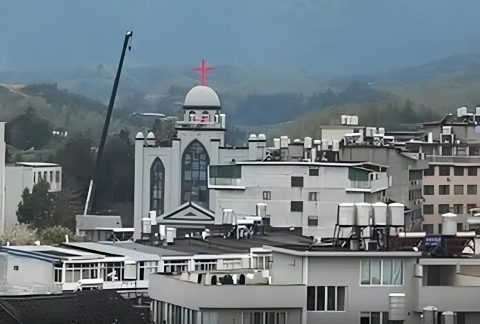 Jajango krikščionių bažnyčia Venžou / ChinaAid nuotr.