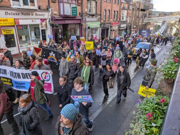 Gatvės eitynių akimirka / Soc. tinklų nuotr.
