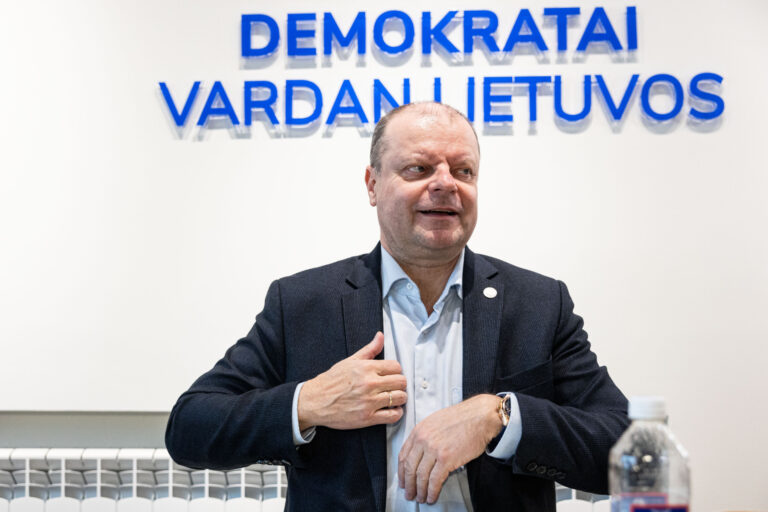 Demokratų sąjunga „Vardan Lietuvos“ vado nekeičia