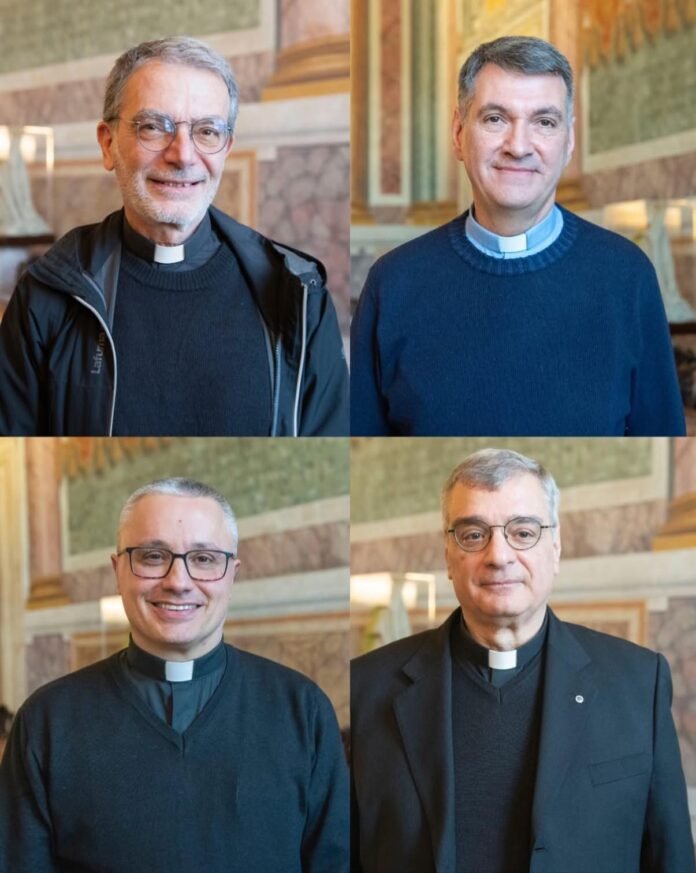 Stefano Sparapani, Alessandro Zenobbi, Andrea Carlevale ir Marco Valenti (nuo viršaus į apačią) / Soc. tinklų nuotr.