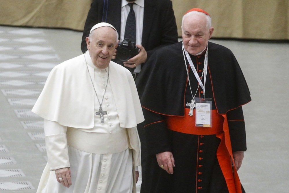 Popiežius Pranciškus ir kardinolas Marcas Ouellet / EPA nuotr.