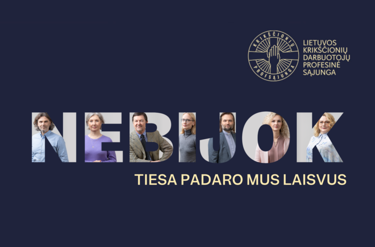 Lietuvos krikščionių darbuotojų profesinė sąjunga telkia solidarumo fondą