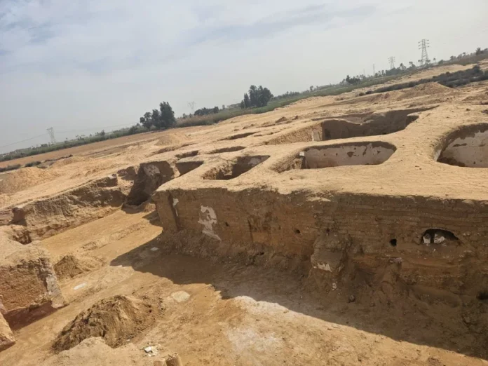 Egipto archeologai Nilo deltoje aptiko apie 1 500 metų senumo vienuolinį kompleksą / Egipto turizmo ministerijos nuotr.
