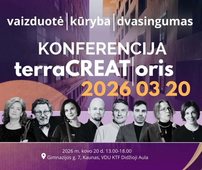 Konferencija „terraCREAToris: vaizduotė, kūryba, dvasingumas“