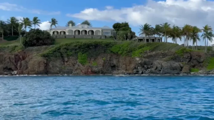Epsteino sala Karibų jūroje Litl-Saint-James / Ekranvaizdis