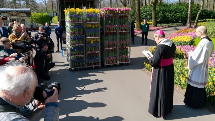 Ceremonijai vadovauja Johannesas Harmannesas Jozefusas van den Hende / Ekranvaizdis