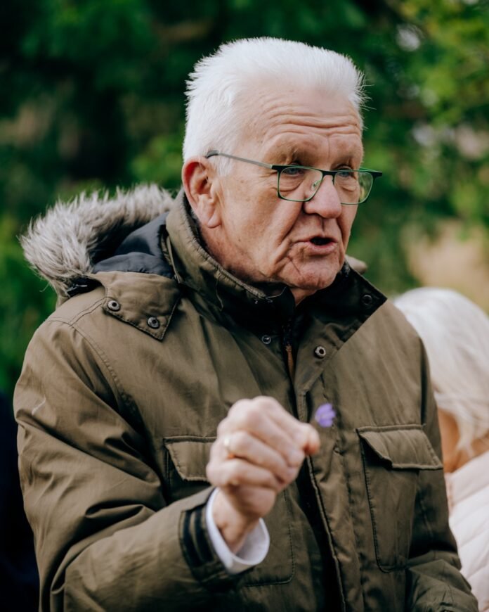 Kadenciją baigiantis Badeno-Viurtembergo ministras pirmininkas Winfriedas Kretschmannas / Soc. tinklų nuotr.