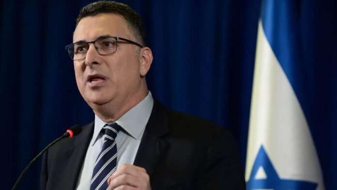 Izraelio užsienio reikalų ministras Gideonas Saaras / Soc. tinklų nuotr.
