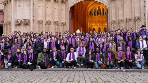 Priėmę krikštą Lione, Prancūzijoje / Vyskupijos nuotr.