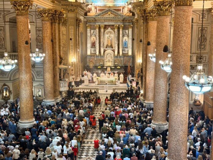Mišių akimirka / Buenos Airių arkivyskupijos nuotr.