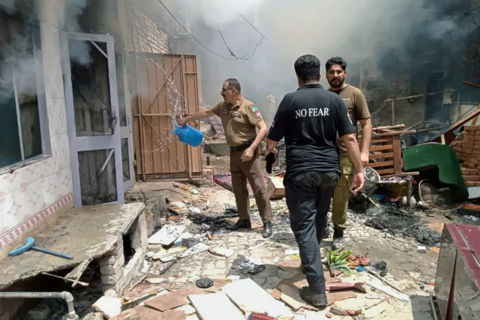 Krikščionių persekiojimo aktas Pakistane / Ekranvaizdis