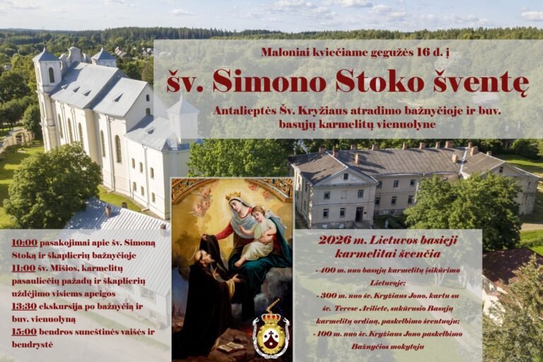 Šv. Simono Stoko šventė Antalieptėje