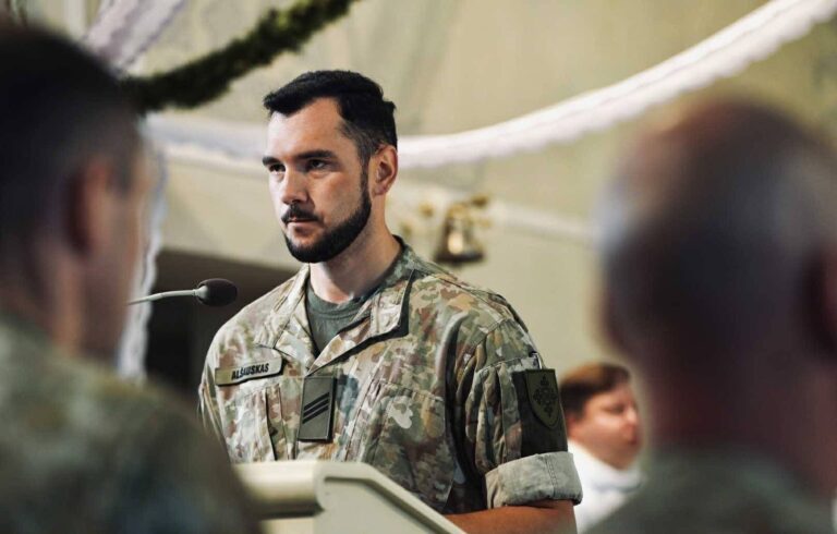 Šlovintojas ir karys Justinas Alšauskas: karys nešiojasi sielą, kuriai taip pat reikia dėmesio