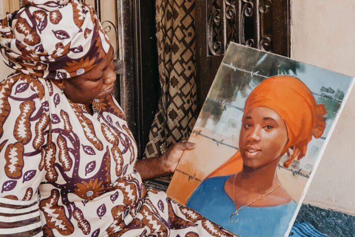 Nigerijos krikščionės Leah Sharibu portretas / Open Doors nuotr.