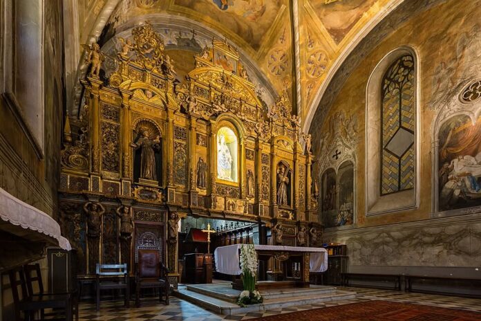 Prie Nicos, Prancūzijoje, esančio Cimjė vienuolyno (Monastère de Cimiez) koplyčia / Soc. tinklų nuotr.