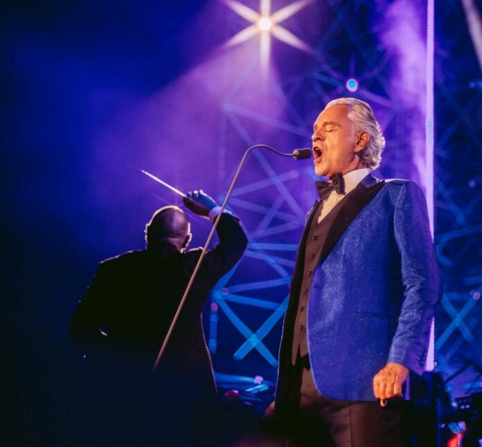Italų tenoras Andrea Bocelli / Soc. tinklų nuotr.