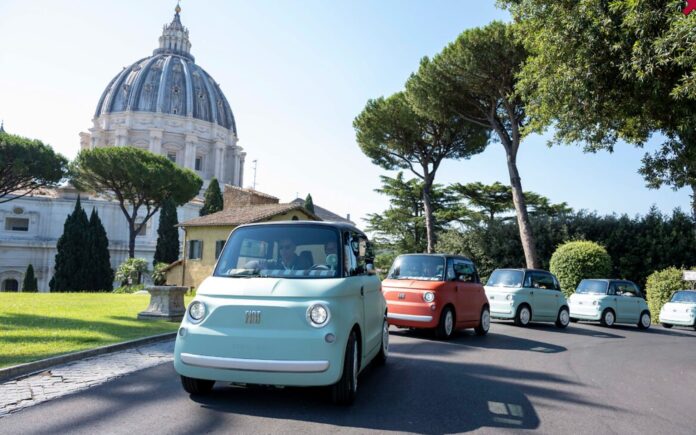 Fiat elektromobilis / Gubernatūros nuotr.