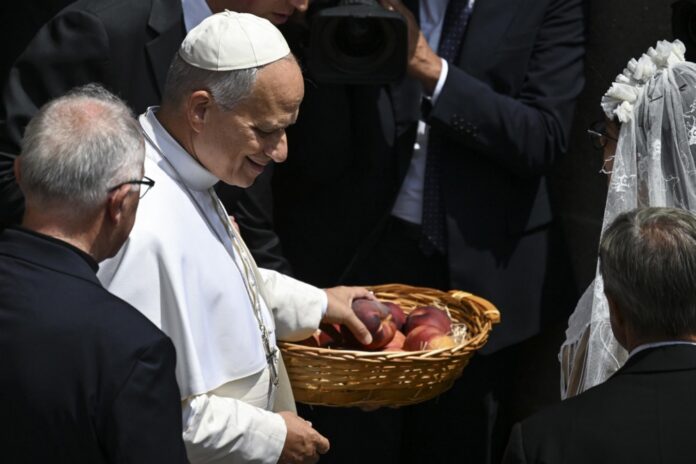Popiežius Leonas XIV Kastel Gandolfe / EPA nuotr.