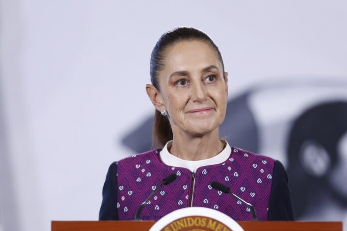 Meksikos prezidentė Claudia Sheinbaum Pardo / EPA nuotr.