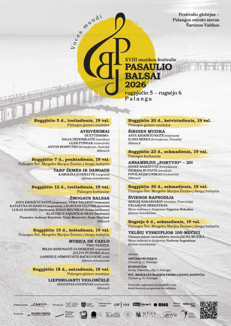 Palangoje prasideda festivalis „Pasaulio balsai“