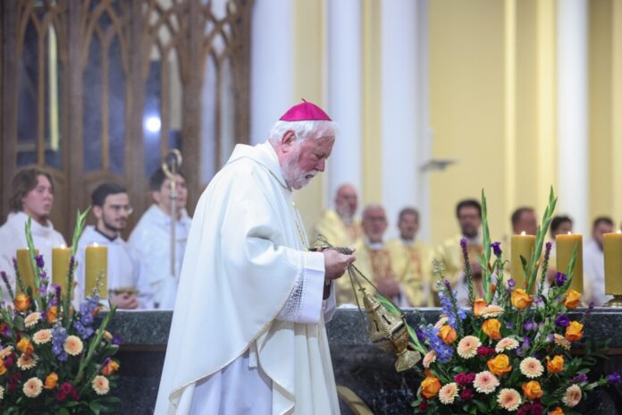 Šventojo Sosto sekretorius santykiams su valstybėmis ir tarptautinėmis organizacijomis arkivyskupas Paulas Richardas Gallagheris / EPA nuotr.