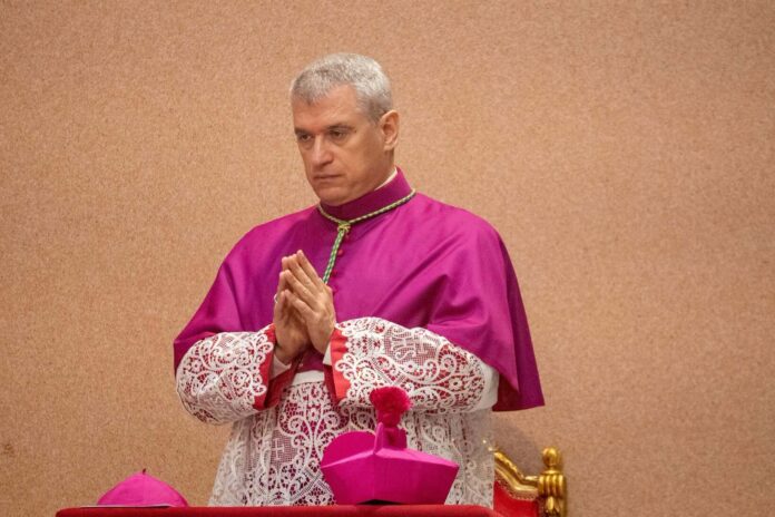 Naujasis nuolatinis Šventojo Sosto stebėtojas Jungtinėse Tautose arkivyskupas Christophe-Zakhia El-Kassis / Soc. tinklų nuotr.