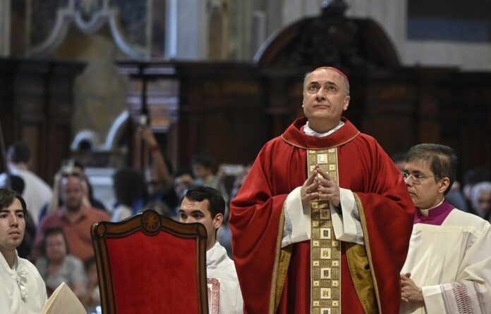 Italijos kardinolas Mauro Gambetti OFM Conv. / EPA nuotr.