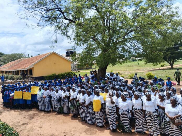 Protestas dėl padėties Nigerijos Gboko katalikų vyskupijoje / Soc. tinklų nuotr.