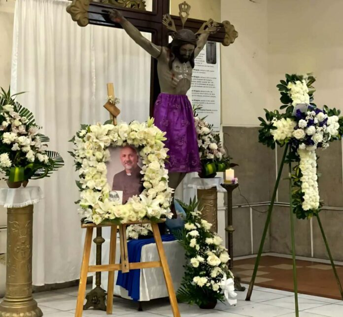 Žuvusio kunigo Patricio Alfredo Sanchezo Molinari atvaizdas / Arkivyskupijos nuotr.