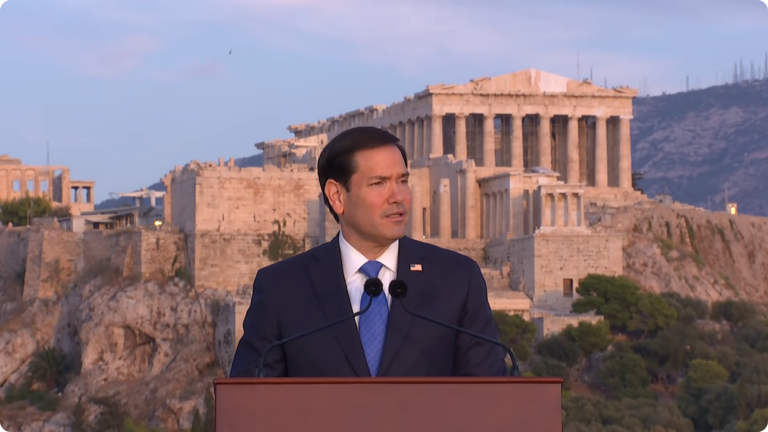 JAV valstybės sekretorius Marco Rubio: be krikščionybės neįmanoma suprasti Vakarų civilizacijos